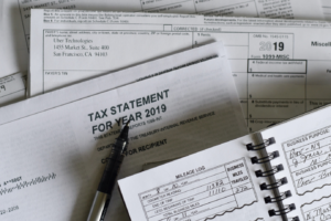 Tax statement for an individual or a business