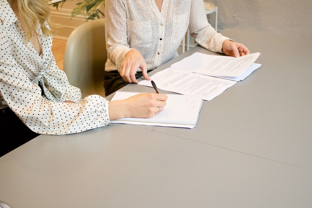 a person signing the documents